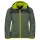 Jack Wolfskin Softshell Jacket Fourwinds (wind & water repellent) thyme green Kids